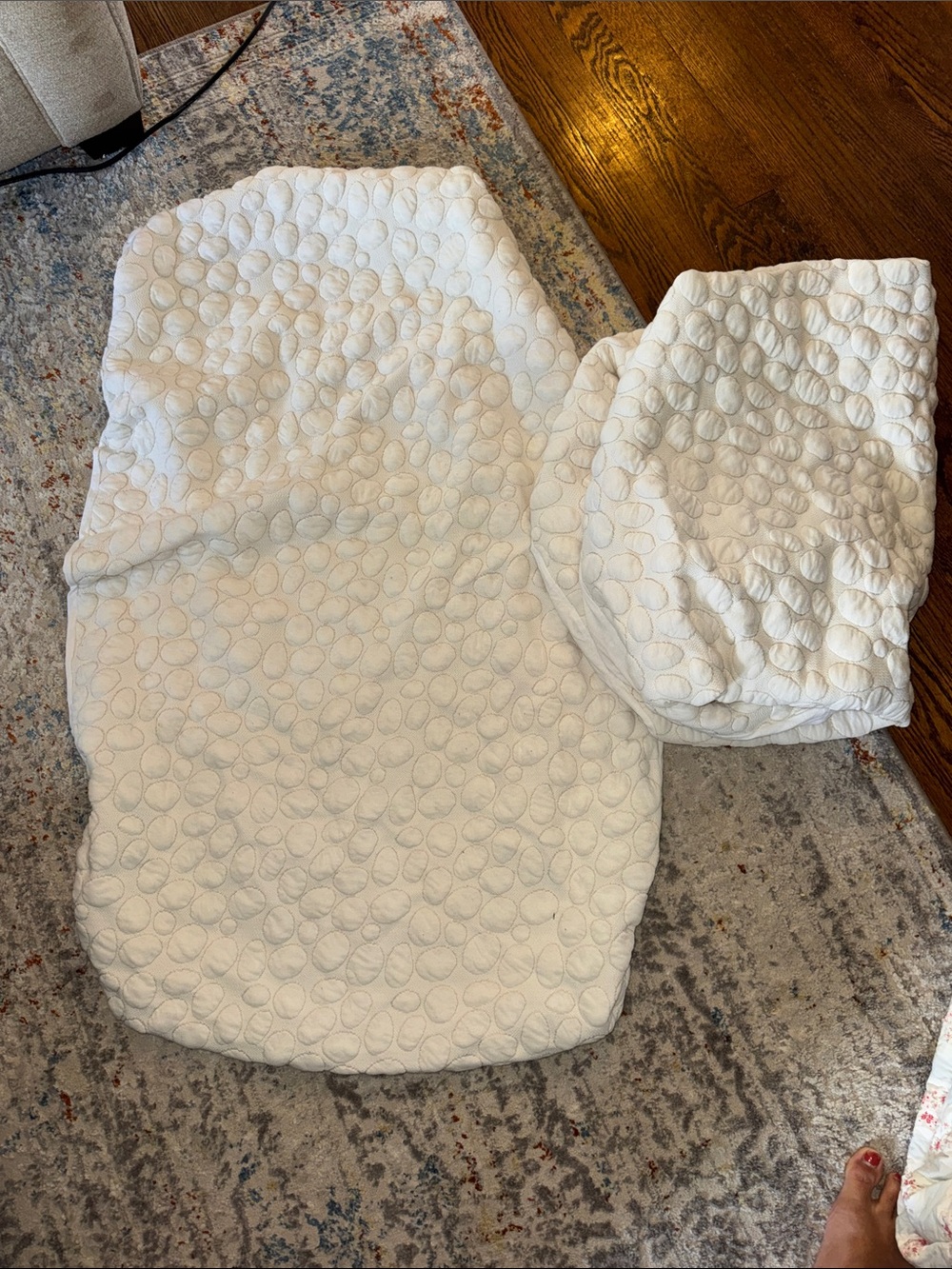 Water Resistant Crib Mattress Protector (set of 2) + waterproof mattress pad